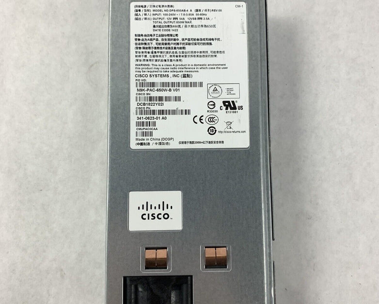 CISCO 341-0623-01 U DPS-650AB-4 UCS 6332-16UP 650W Power Supply