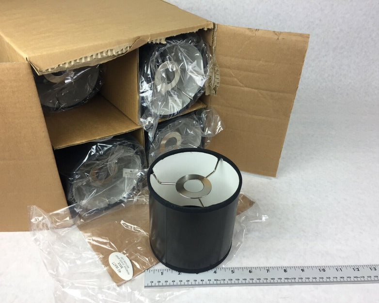 Lot of 12 SL5HB0088 5x5x5 Inch Black Lamp Shade 40 Watt Max