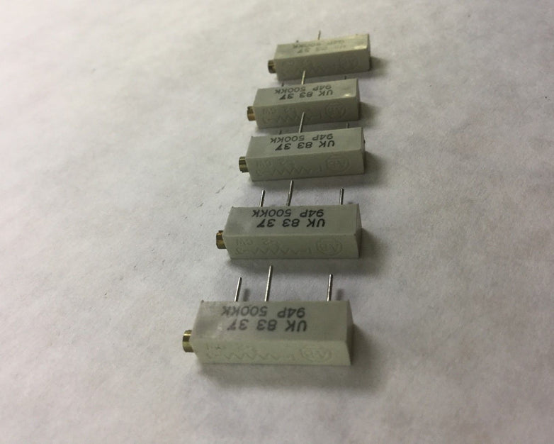 Allen Bradley Potentiometer, UK 83 37, 94P 500KK, (Lot of 5) NEW
