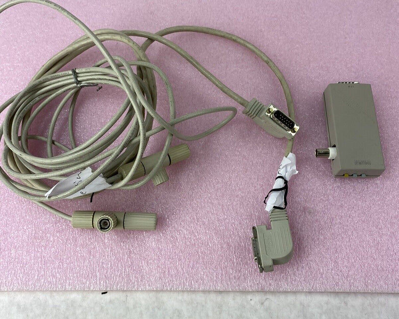 Digital DELNI-AA 8-Port Network Hub w/DECXM-M.C01 Transceiver + Misc. Cables