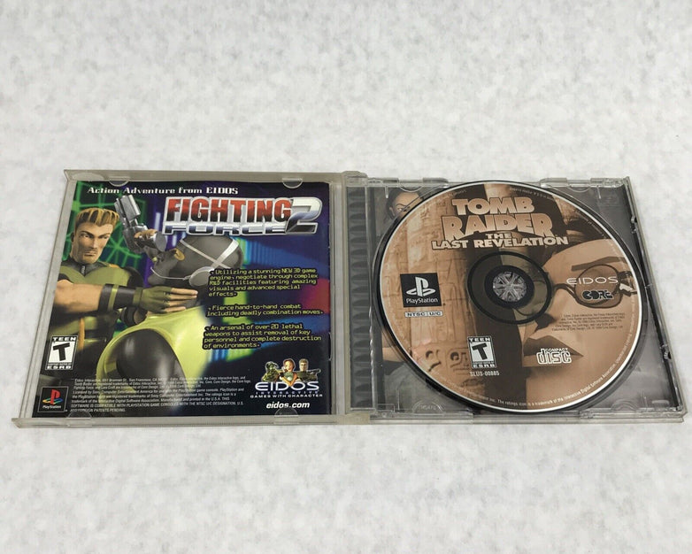 Tomb Raider: The Last Revelation PlayStation W/ Manual