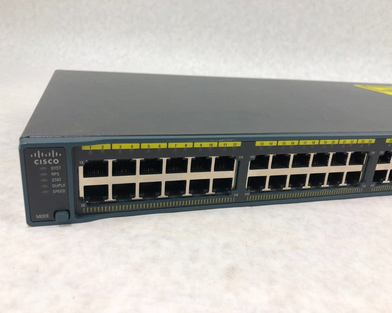 Cisco WS-C2960-48TT-L Catalyst 2960 48P 10/100 Ethernet Switch