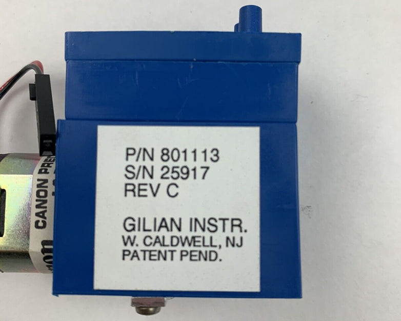 Gilian Instruments Canon PN: 801113 S/N: 25917 Part