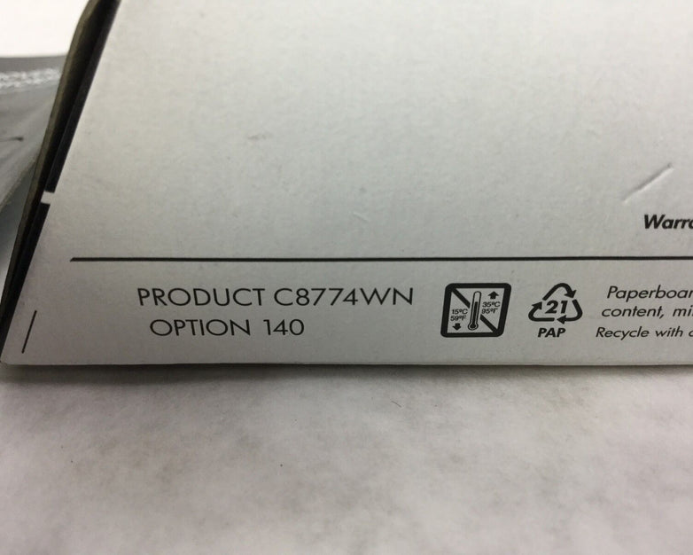 Genuine HP 02 Light Cyan Cartridge C8774WN, Lot of 2, NEW Sealed
