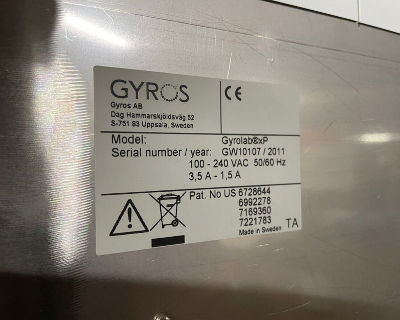 Gyros AB Gyrolab xP Immunoassays Laboratory Analysis System, GW10107, 2011