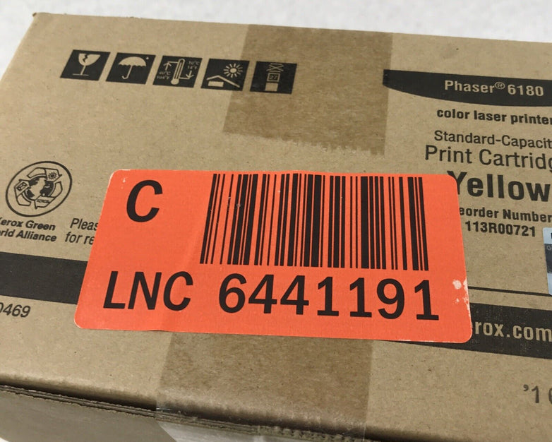 Xerox 113R00721 Standard Capacity Yellow Cartridge for Phaser 6180
