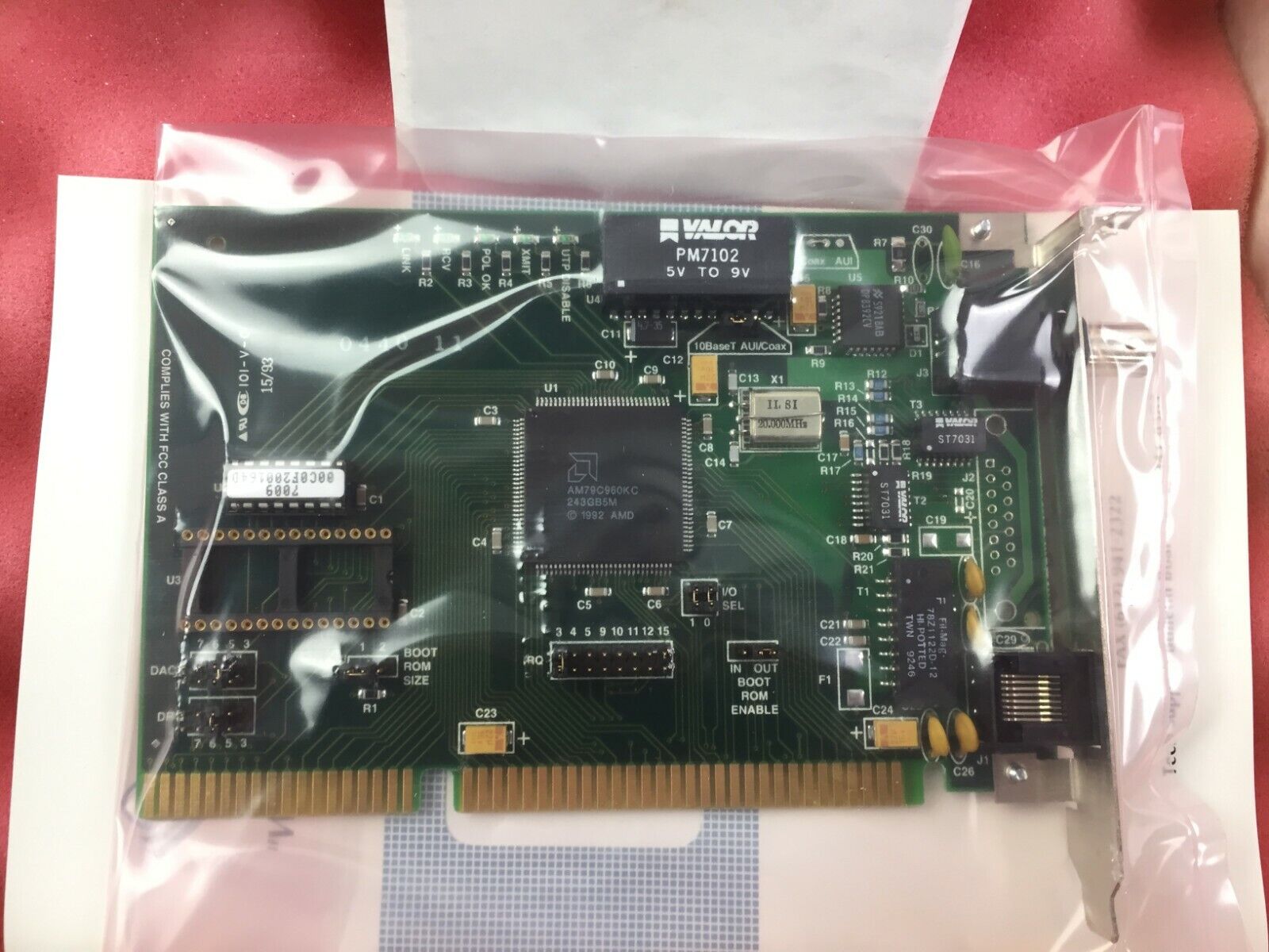 TRANSITION TNIC 1500 16 Bit ISA Ethernet 10BaseT 10Base2