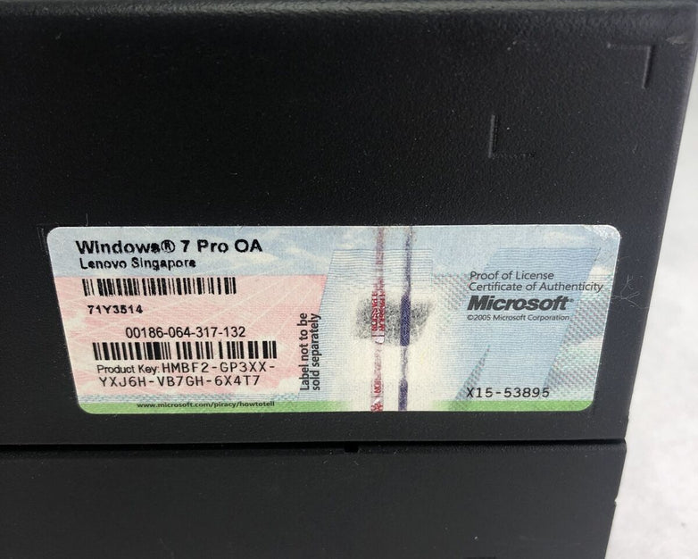 Lenovo ThinkCentre 89010 ARU DT Intel Core 2 Duo E7500 2.93GHz 4GB No HDD No OS