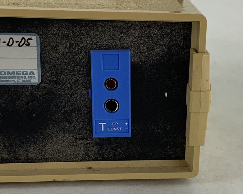 Omega Model 650 Type J Thermocouple Thermometer Power Tested