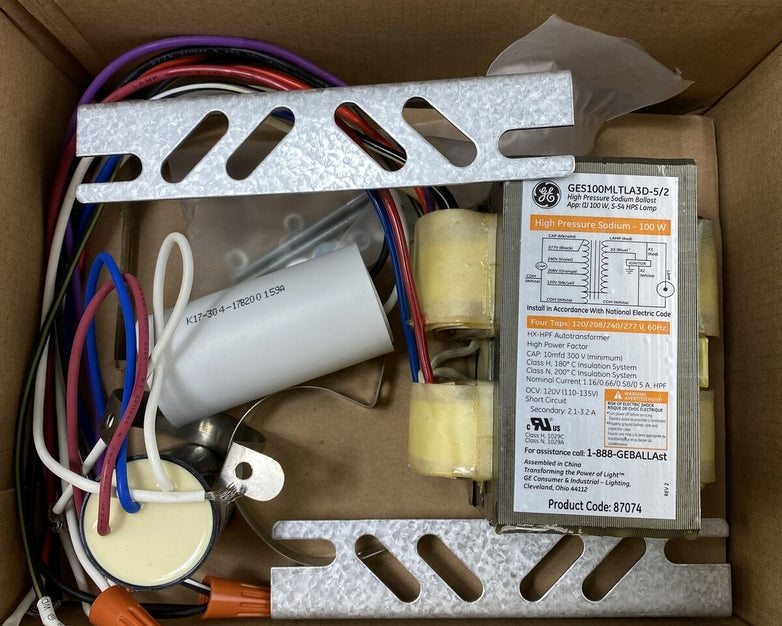 General Electric GES100MLTLA3D-5/2 High Pressure Sodium Ballast 120/208/240/277V