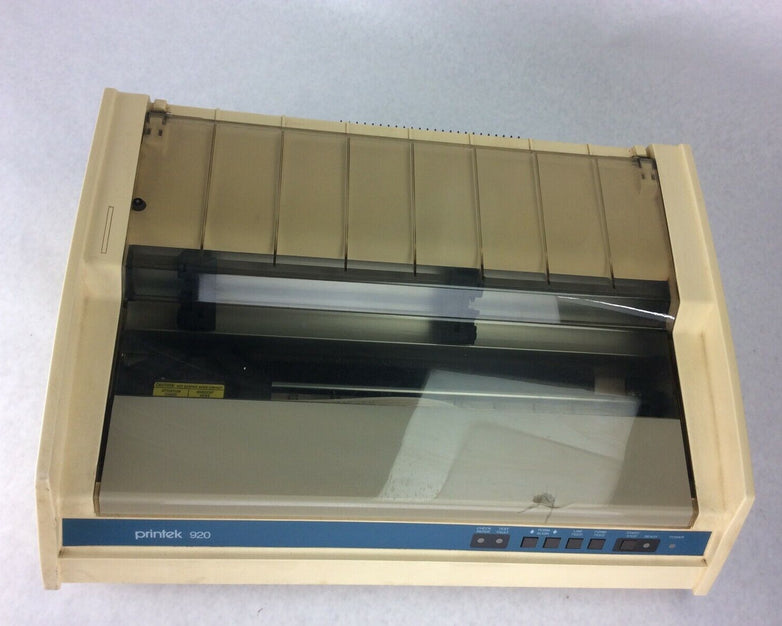 Printek Model 920 Dot Matrix Printer Serial