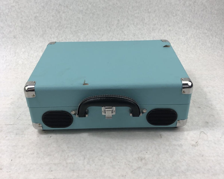 1 By One Vintage Turntable Turquoise Blue - No Power Adapter Included
