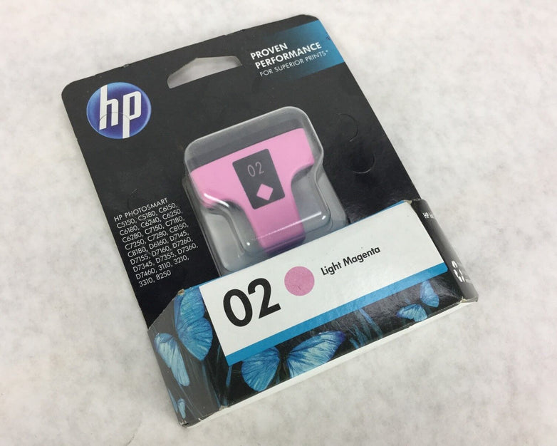 Genuine HP 02 Light Magenta Cartridge C8775WN NEW Sealed