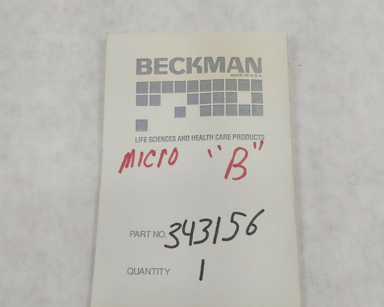 Beckman 343156 Brushes For Microfuge "B" Centrifuge