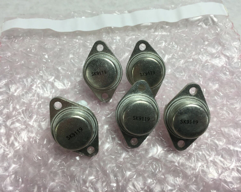 NOS SK9119 NPN Si Transistors with Integral Damper Diode Lot of 5