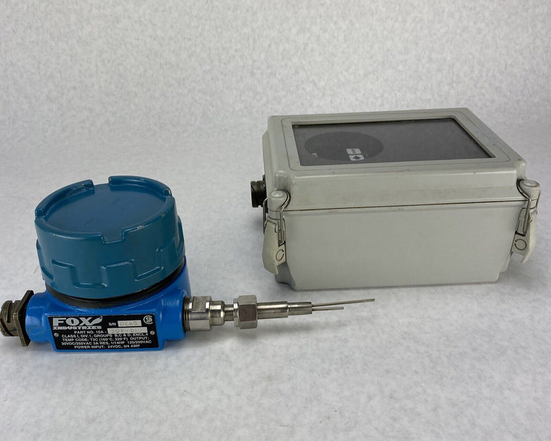 Fox Industries 10A-30P-D1 Thermal Gas Mass Flowmeter Untested