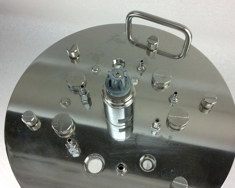 Sartorius 8L Liter Glass Vessel Bioreactor Bio Reactor Biostat