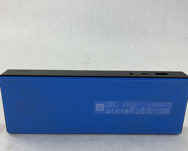 LOT of 5 HP G4 USB-C Laptop Docking Station HSTNH-U601 924850-001