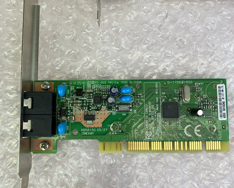 Lot of 3 various PCI card 56k fax modems Conexant KB5815G Agere 90109-2 P40