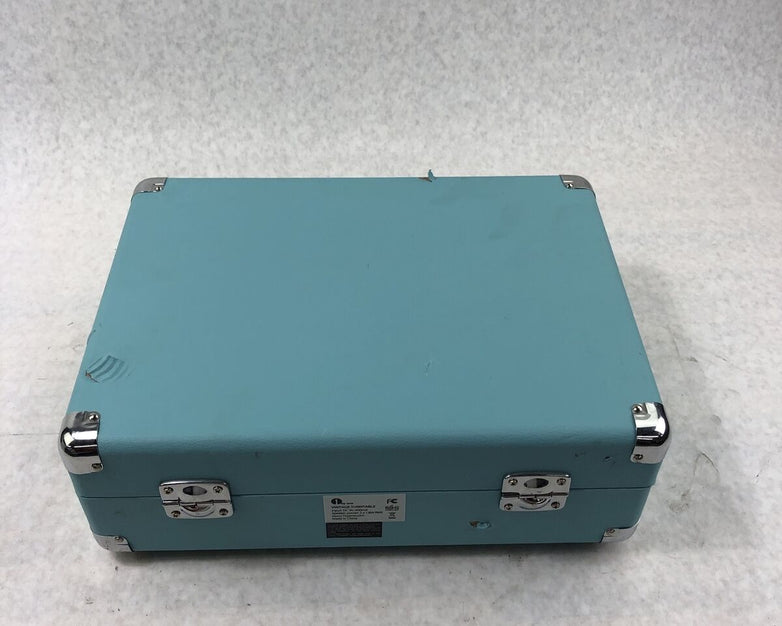 1 By One Vintage Turntable Turquoise Blue - No Power Adapter Included