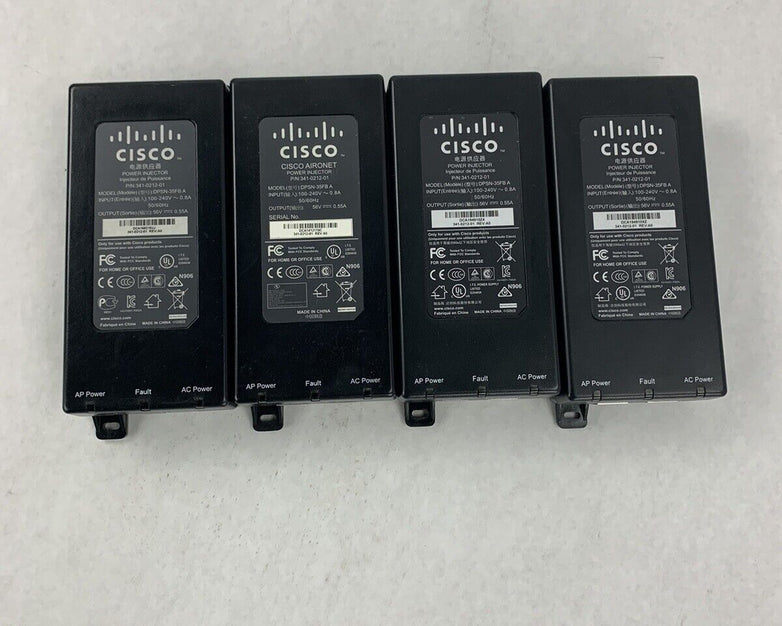 Lot of 4 Cisco DPSN-35FB A Power Injector 341-0212-01