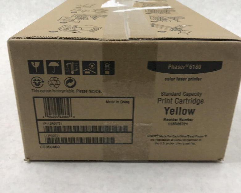 Xerox 113R00721 Standard Capacity Yellow Cartridge for Phaser 6180