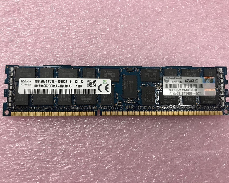 Hynix 16GB Kit 2x8GB 2Rx4 PC3L-10600R-9-12-E2 Ram HMT31GR7EFR4A-H9