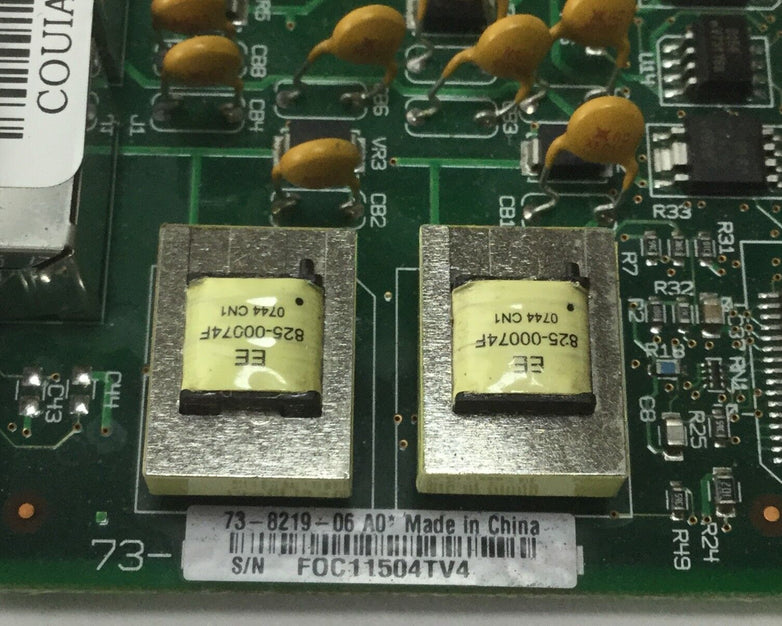 Cisco 73-8219-06 2-Port Voice Interface Card Router