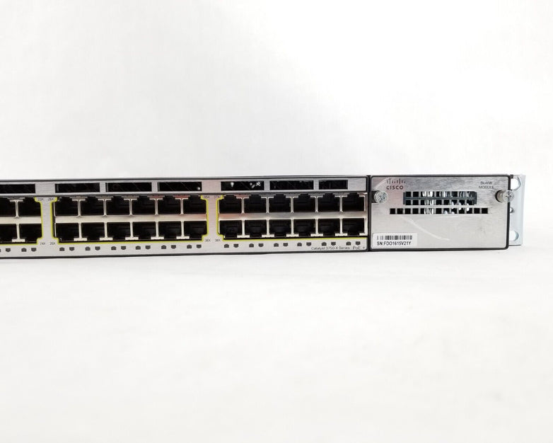 Cisco WS-C3750X-48P-L 48-Port PoE+ Gigabit Switch