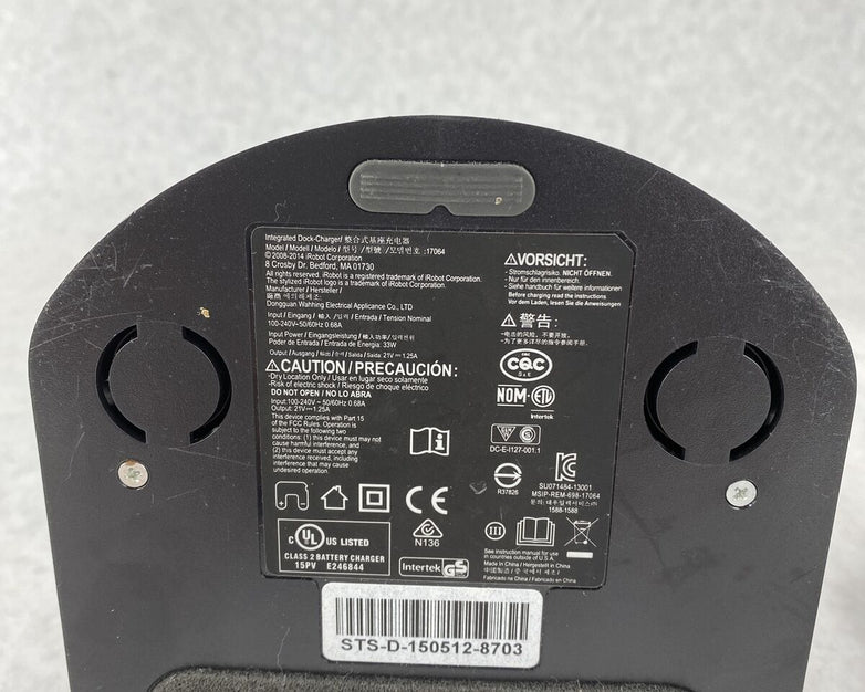 iRobot 17064 Roomba Compact Charging Dock 21V 1.25A for