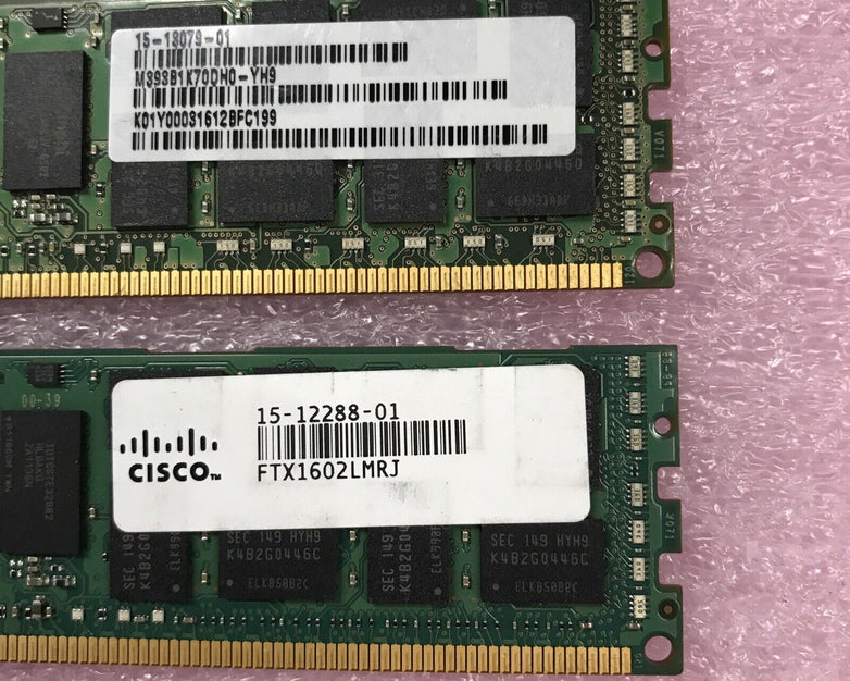 Samsung 16GB Kit 2x8GB 2Rx4 PC3L-1600R Desktop Ram M393B1K70DH0