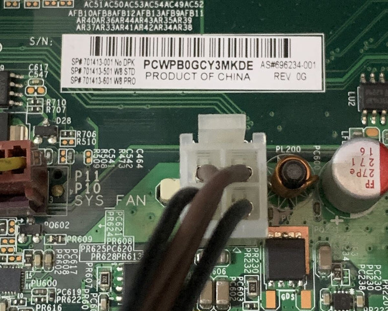 HP rp5800 DT Intel Pentium G850 2.9GHz 2GB RAM No HDD No OS