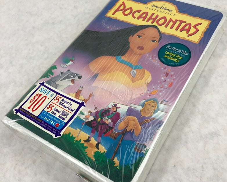 Pocahontas Walt Disney's Masterpiece VHS #5741 NEW Sealed