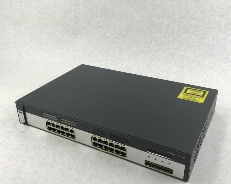 Cisco WS-C3750G-24TS-S 24-Port 1000 Base-T Gigabit Ethernet Switch RJ45
