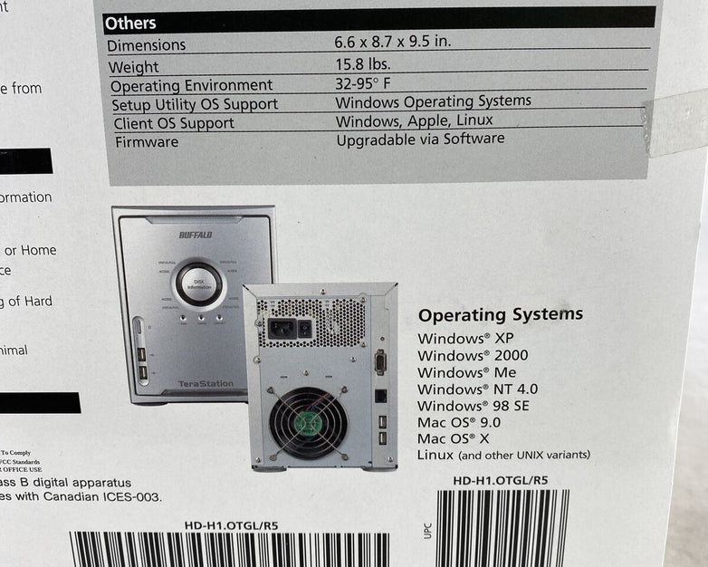 Buffalo HD-H1.0TGL/R5 Network Attached Storage