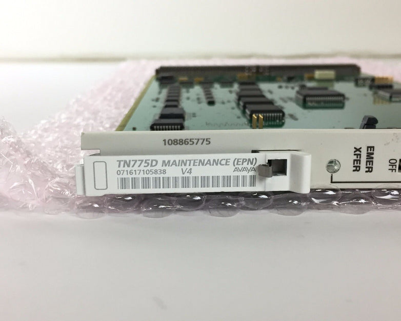 Avaya Definity TN775D V4 Maintenance Board PBX Module Lucent AT&T