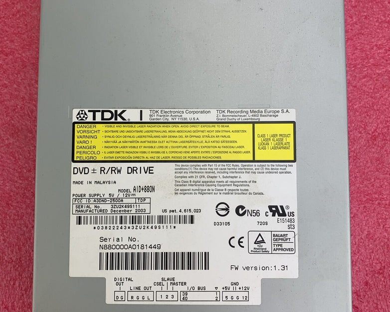TDK AID+880N DVD R-RW Internal Drive