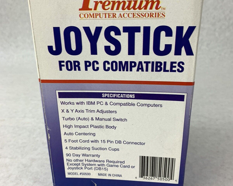 Premium Computer Accessories 50500 Joystick for IBM pc and Compatible Computers