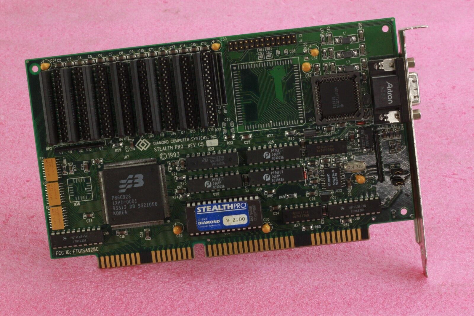 Diamond Stealth Pro (S3 P86C928) ISA VGA Graphics Card