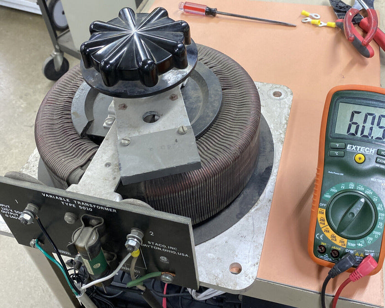 Staco Powerstat Type 5010 Variable Transformer 140V 7.0KVA 50A USAmade