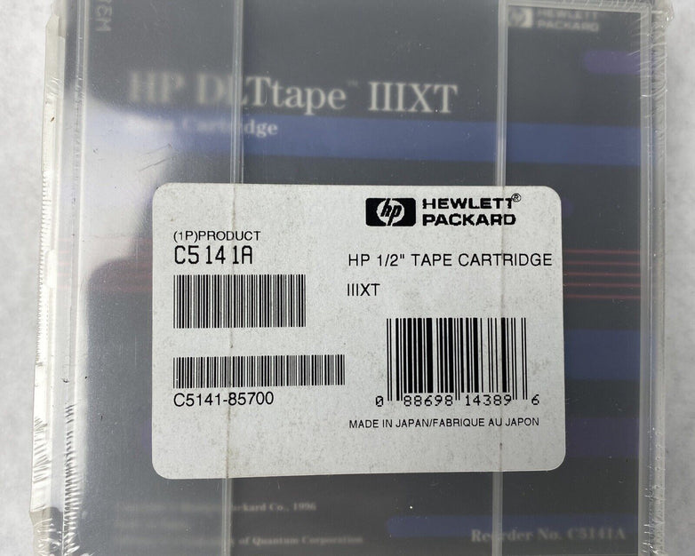 HP DLT IIIXT 30GB Data Cartridge SureStore Tape C5141A-85700 Datenpatrone