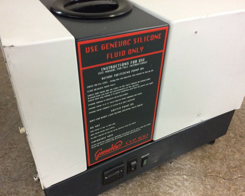 GeneVac CVP 100 CP MK4 Vapor Vacuum Pump - Parts or Repair