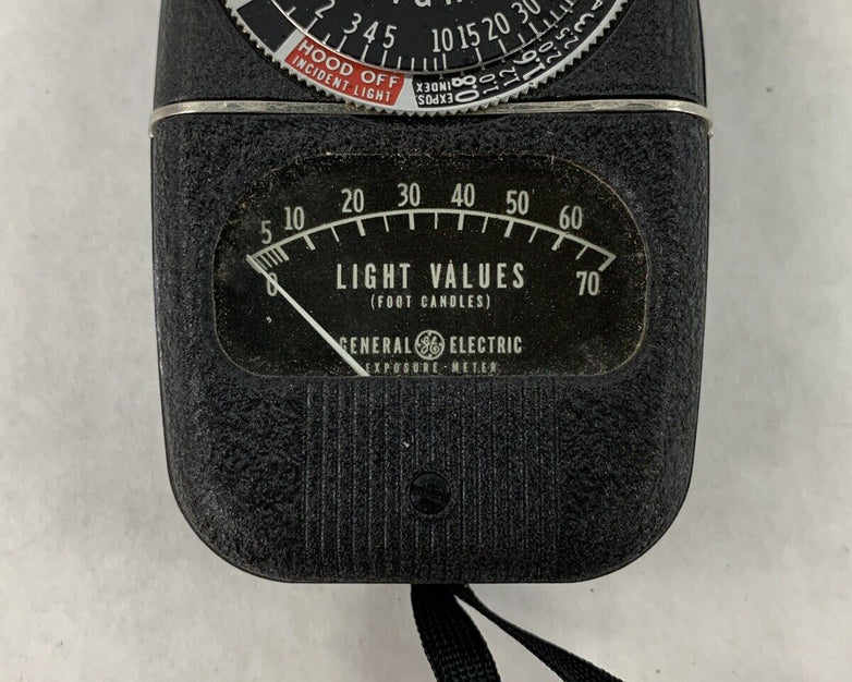 Vintage General Electric Exposure Meter 8DW58Y4 Light Values Photography Tested