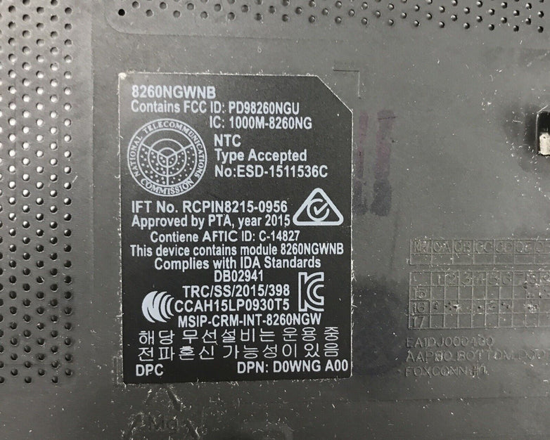 Dell Genuine Precison 7710 Bottom Access Panel Door Black 73JTC 073JTC