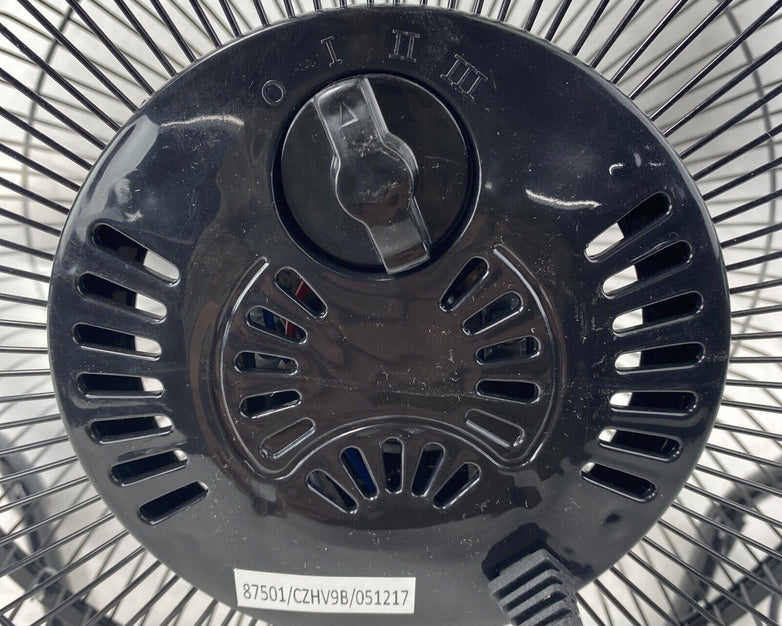 Comfort Zone CZHV9B 9" 3 Speed Portable High Velocity Air Cooling Fan FOR REPAIR