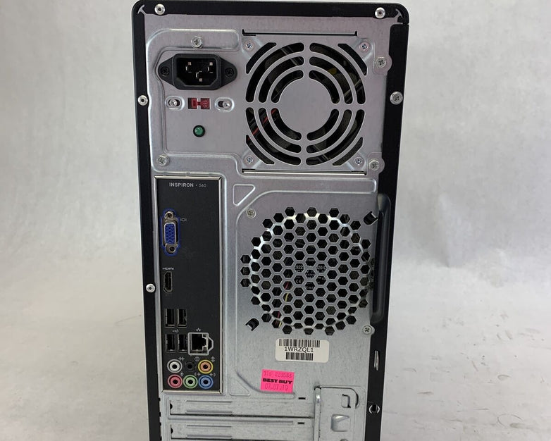 Dell Inspiron 560 MT Intel Pentium Dual-Core E5400 2.7GHz 2GB RAM No HDD No OS