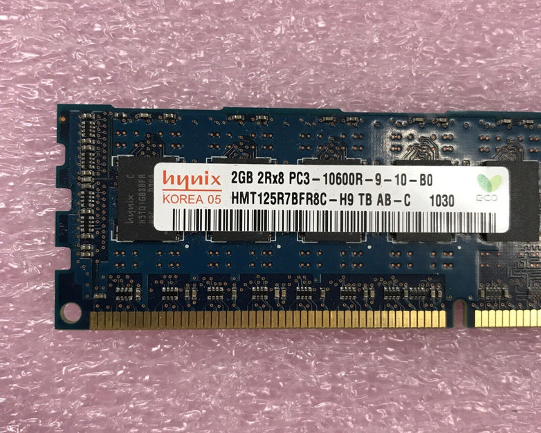 Hynix 8GB Kit 4x2GB 2Rx8 PC3-10600R-9-10-B0 Server Ram HMT125R7BFR8C