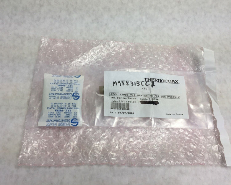 Thermocoax APCI Probe Tip Heater As Per DWG M955315 Factory Sealed