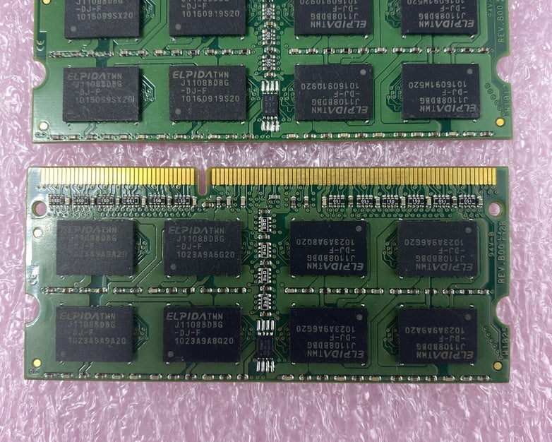 Lot ( 2 ) 2GB Kingston KF073F-ELD PC3-10600S DDR3 Laptop Memory RAM