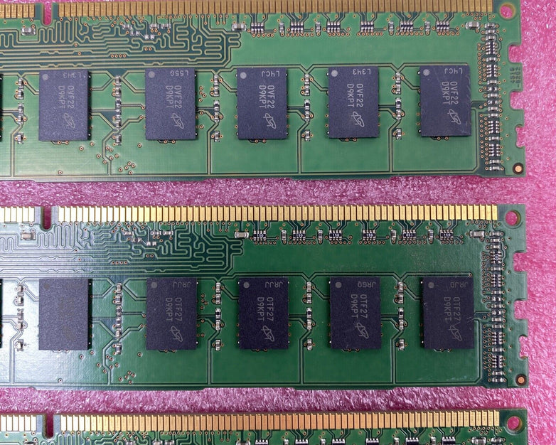 Lot of ( 4 ) 2GB Micron MT16JTF25664AZ-1G4F1 PC3-10600 DDR3 240-Pin DIMM Memory
